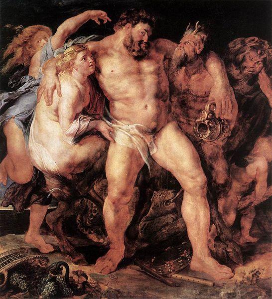 Peter Paul Rubens The Drunken Hercules